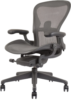 Herman Miller Aeron Remastered - B Model (Medium) - Lændestøtte